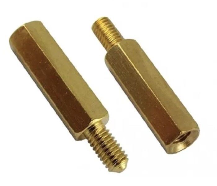 M3 X 8 + 6mm Hex Brass Standoff Screw Untuk PCB Spacer Standar ANSI