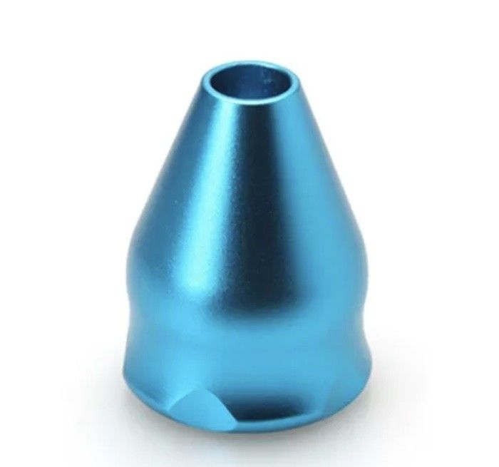Aluminium 6061-T6 Bagian CNC Berputar Warna Anodized Untuk Badan Katup Stems