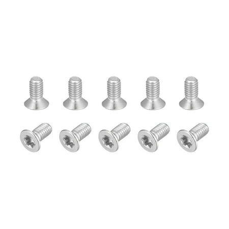 M3x6mm Torx Mesin Keamanan Sekrup 316 Baja tahan karat Countersunk Head Tamper Proof Sekrup Fasteners baut