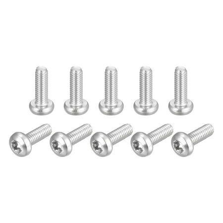 M4x16mm Torx Keamanan Mesin Sekrup 316 Baja tahan karat Pan Kepala Tamper Proof Sekrup Fasteners baut
