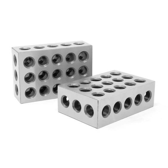 25 mm x 50 mm x 75 mm Blok Metrik Precision 123 Gauge yang Dikeraskan Baja
