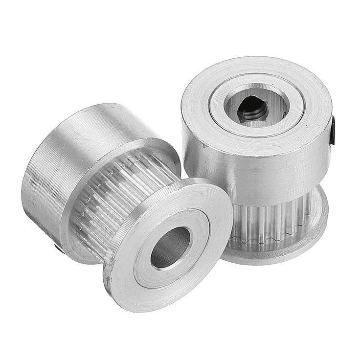 Katrol Waktu 20 Gigi Roda Sinkron Diameter Dalam 5Mm/6.35Mm/8Mm untuk Sabuk Lebar 6Mm Bagian CNC