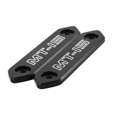 CNC Aluminium Alloy Dekoratif Aksesoris Eksterior Mtkracing untuk MT-15 2018 Bagian Motor - Hitam