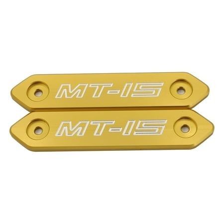 CNC Aluminium Alloy Dekoratif Aksesoris Eksterior Mtkracing untuk MT-15 2018 Bagian Sepeda Motor - Emas
