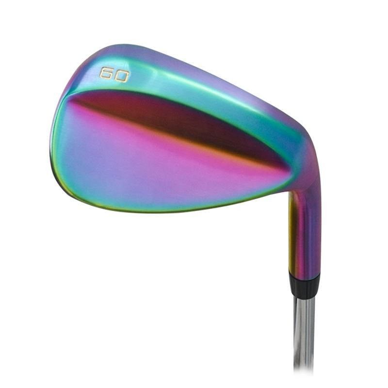 Custom Colorful Rainbow CNC Milled Golf Wedge Club Racing, Hadiah 35.5 Inch