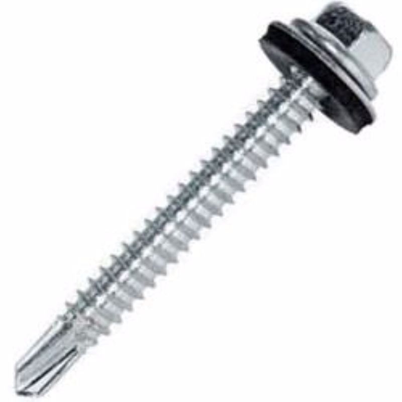 No. 14 Ukuran X 3/4 In. L Hex Hex Head Sheet Metal Screws 1 Lb