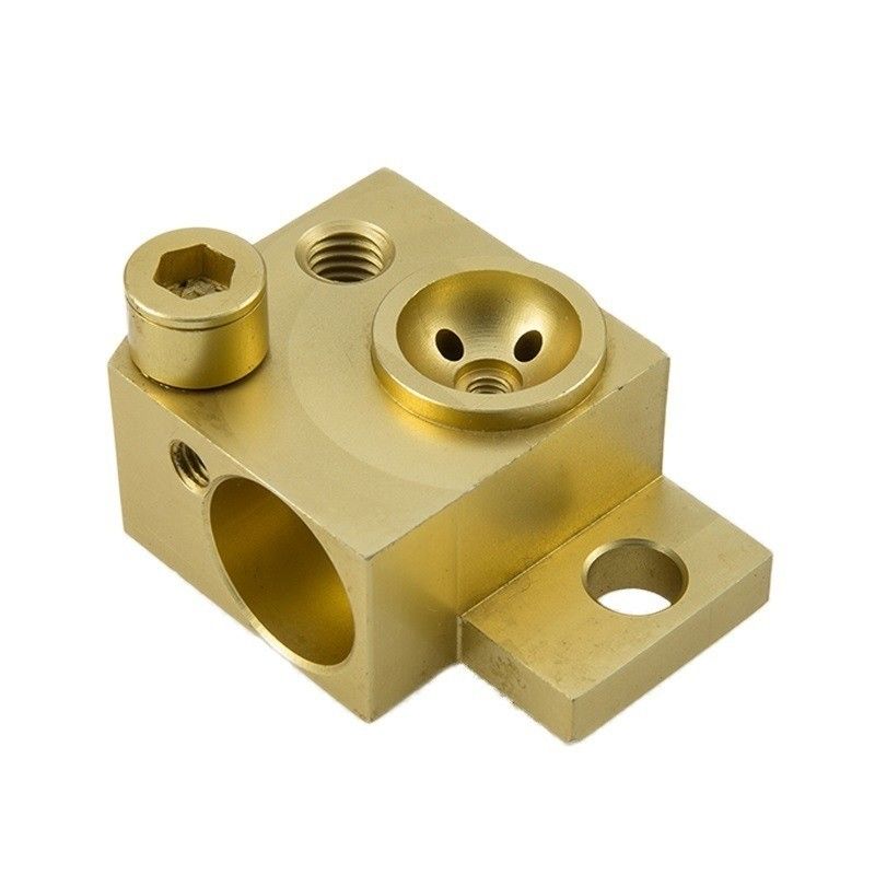 Bagian penggilingan CNC yang disesuaikan dengan stainless steel aluminium titanium logam paduan bagian untuk pemegang tongkat perikanan laut