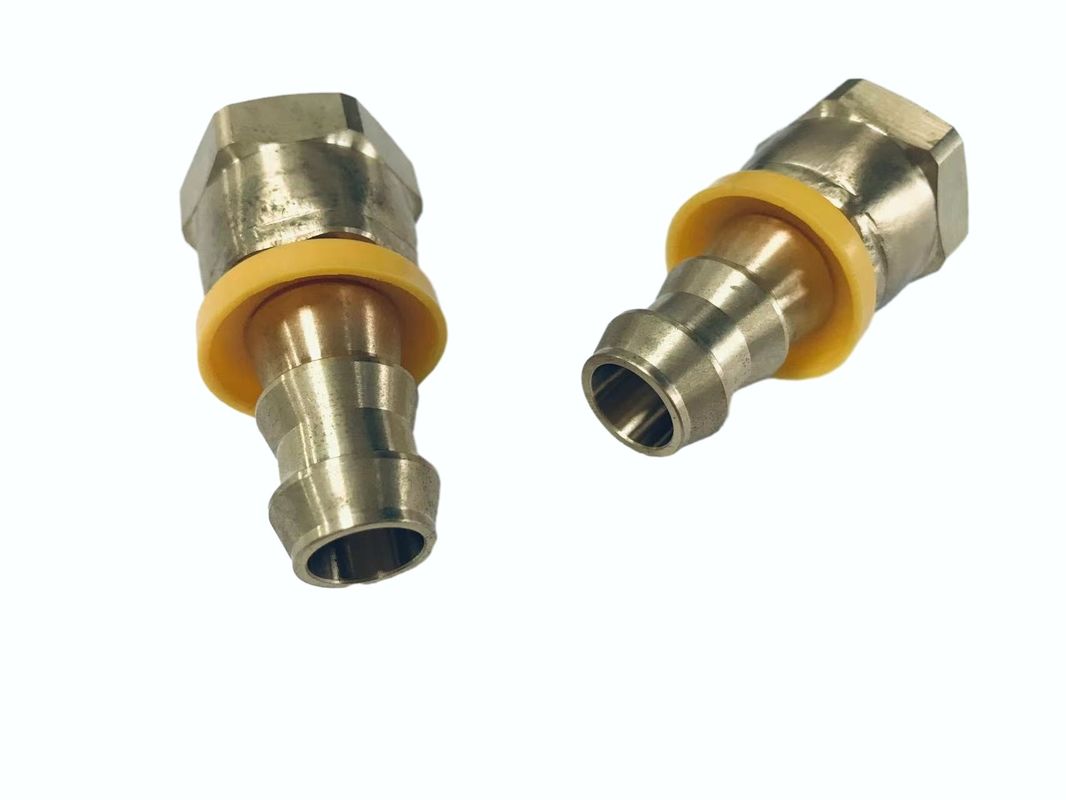 1/2 Female Npsm Thread-1/2 Put-on Hardware Fastener Fittings CNC Mchining Hose Barb Brass Fittings