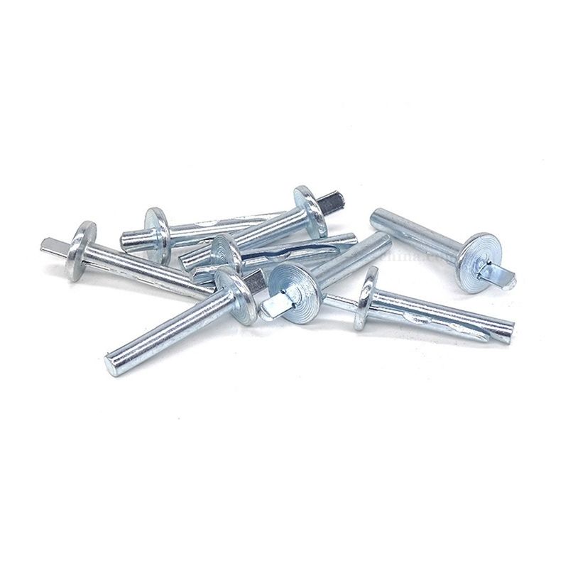 Bolt jangkar keamanan baja karbon dapat disesuaikan bolt jangkar langit-langit cepat-menempatkan bolt jangkar 6 * 40 6X40 6 * 65 6 * 60