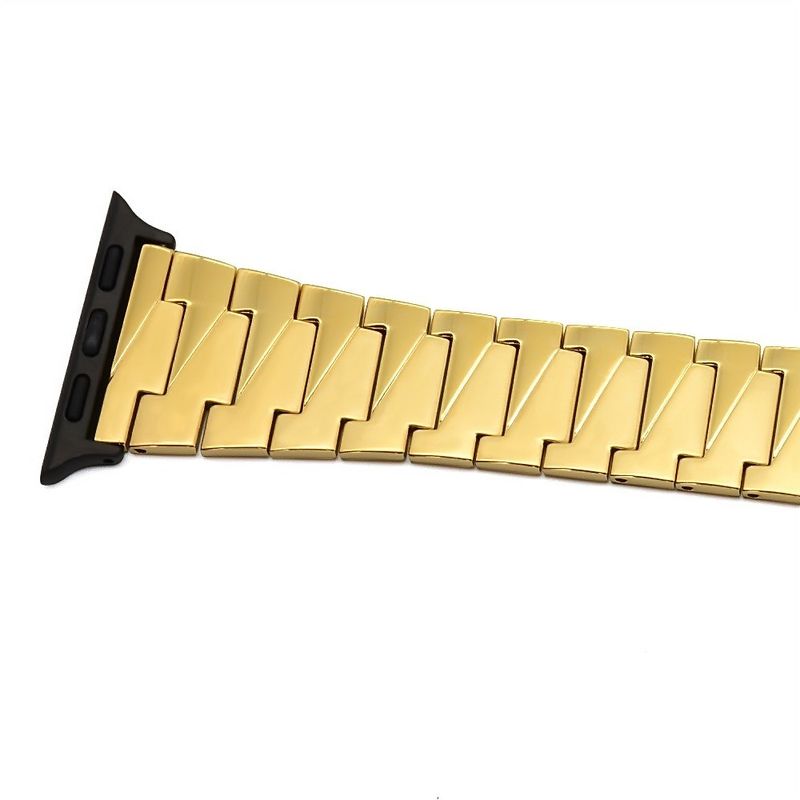 Pabrik Grosir Harga Arloji Band Fashion Emas 304 Baja tahan karat Apple Band dengan Spring Buckle