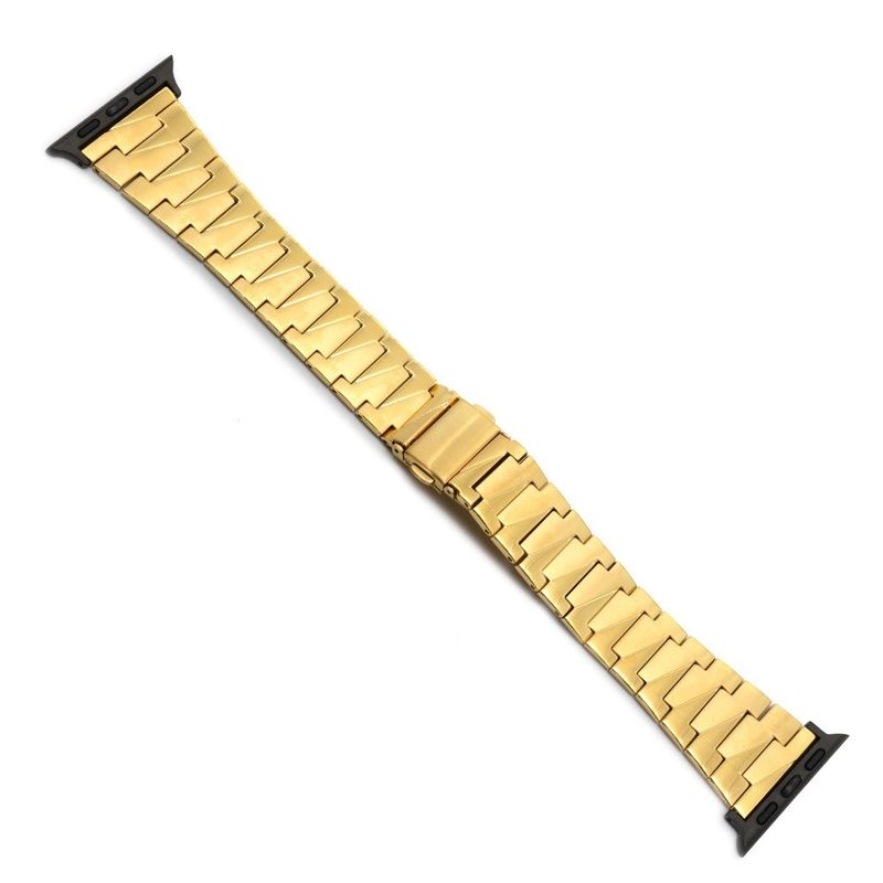 Pabrik Grosir Harga Arloji Band Fashion Emas 304 Baja tahan karat Apple Band dengan Spring Buckle