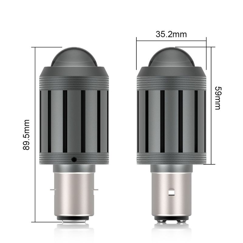 G-View Motorcycle Headlamp Lampu depan 12-24V/ Led Bulbs Super Bright White Motorcycle Head Lamp Aksesoris Skuter