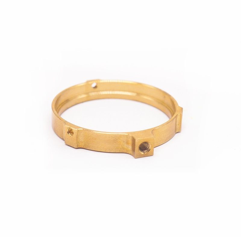 Produsen Profesional Custom CNC Brass Ring Precision Watch Tools OEM CNC Milling Thread Wanita Brass Ring