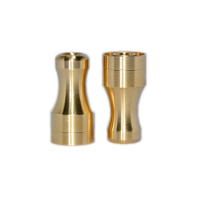 Custom Elektronik Cigarette 510 Thread Connect Vaporizer Kualitas tinggi Stainless Steel Fit Kuningan Cigarette Holder