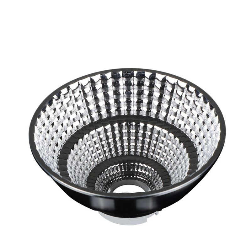 CNC Machining Custom High Quality Aluminium Reflector Lamp Cup Untuk LED Torch Light Spot Light Reflector