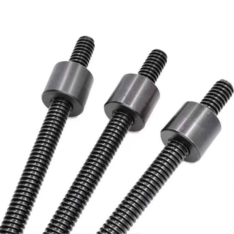 Aluminium Kuningan Baja Hitam Lead Screw Cnc Lathe Trapezoidal Rod Shaft Mesin Jahit Peralatan Medis Penggunaan