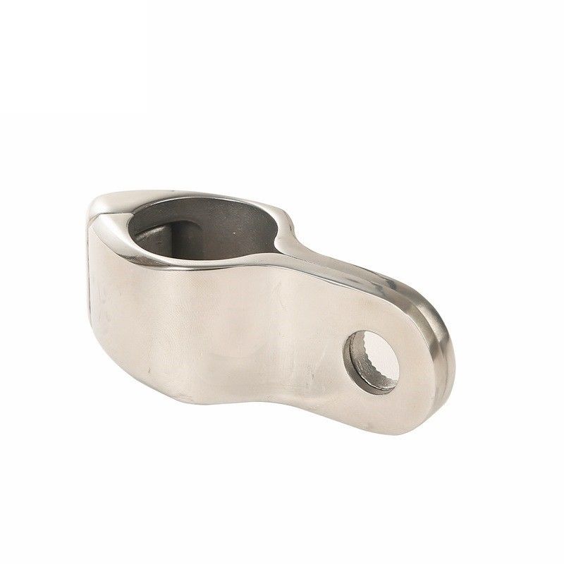 Kualitas tinggi stainless steel marine hardware parts handle pipe clamp lost wax casting pipe fittings