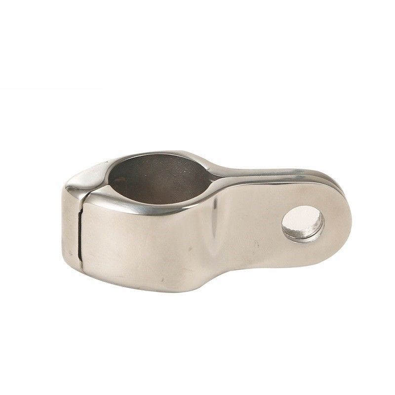 Kualitas tinggi stainless steel marine hardware parts handle pipe clamp lost wax casting pipe fittings