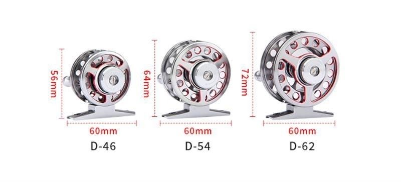 All-Metal Micro Fly Fishing Reel Grosir Umpan Es Fishing Reel Dengan Rem Cocok Untuk Carp Perch Catfish.